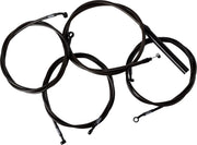 La Choppers Midnight Handlebar Cable/Brake Line Kit for 15"-17"