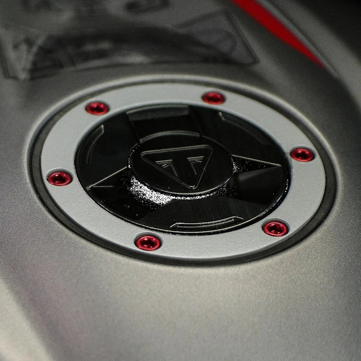 Pro Bolt Aluminium Fuel Cap Kit - Red