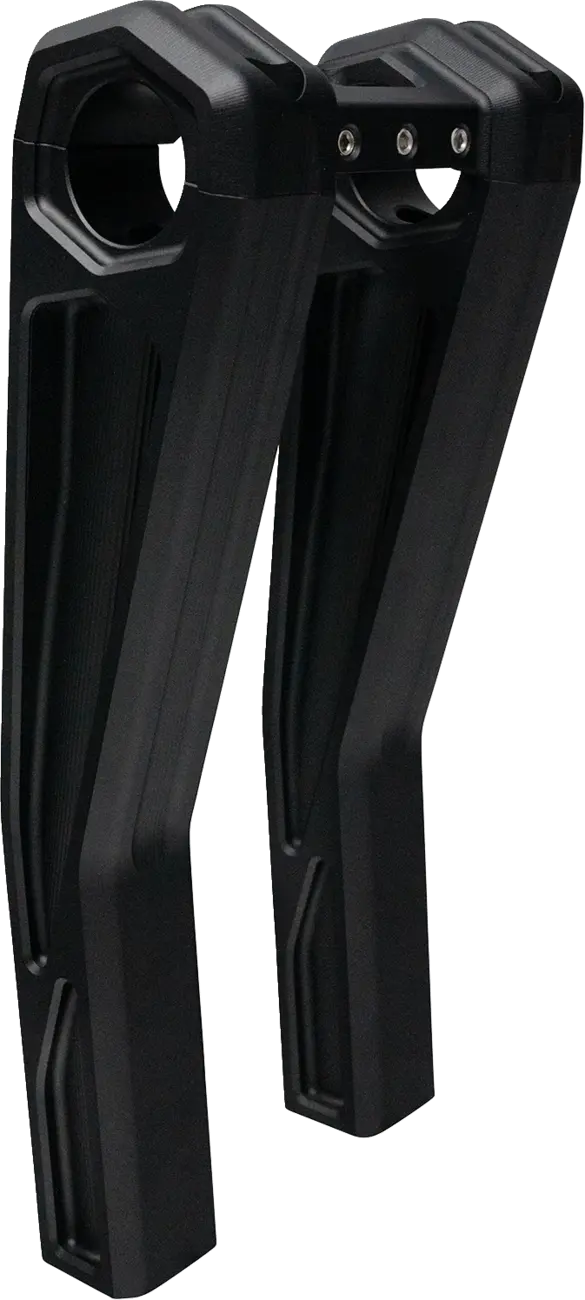 Kodlin USA Ascent Pro 10" Black Pullback Risers for Harley models