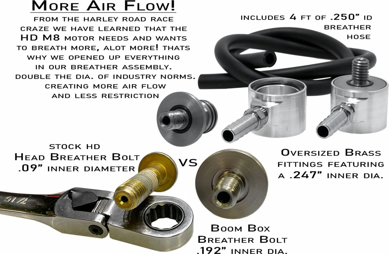 Alloy Art Boom Box Air Cleaner Kit For M8 Motors