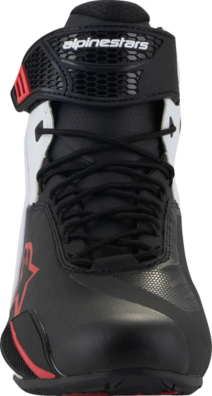 Alpinestars Faster-4 Riding Shoes Black/White/Red