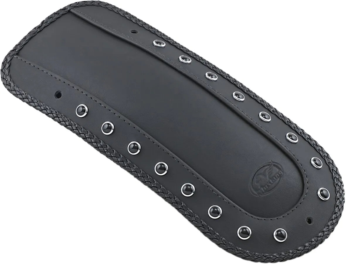 Mustang Smooth Black Studded Solo Fender Bib Harley FL 94-21