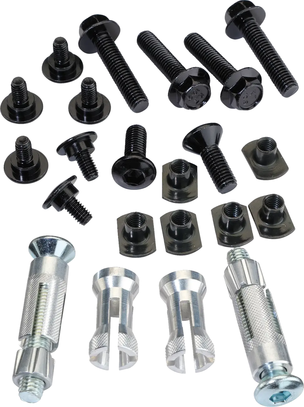 Moose Offroad Pro Ultra Plastic Handguards - 7/8" - Black - 0635-2121