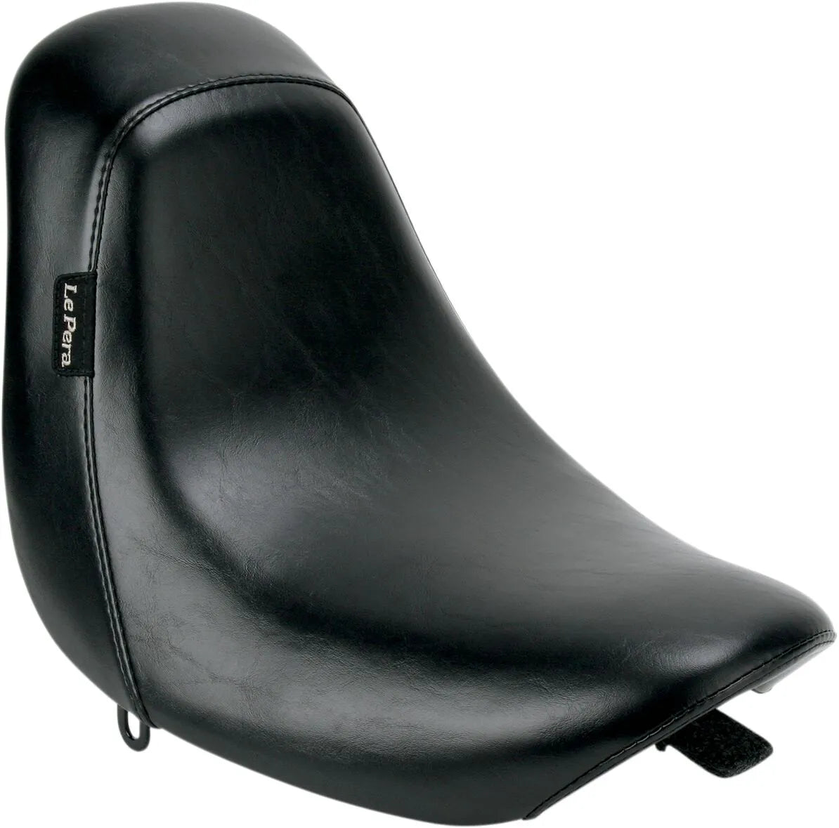 Le Pera Bare Bones Solo Seat - Black Vinyl - For Harley Davidson