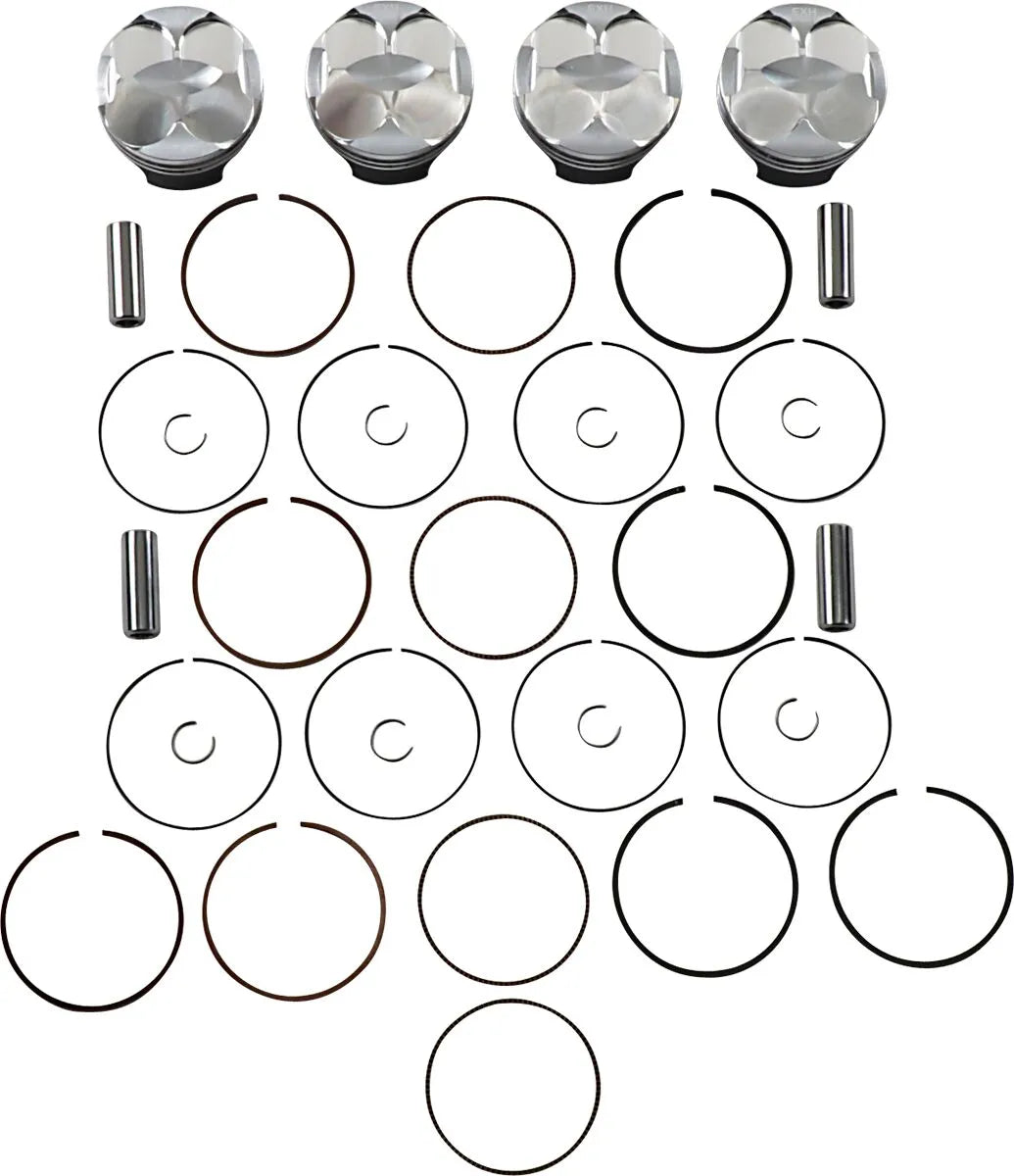 Je Pistons JE Series Piston Kit for 69mm Bore 13.1:1 Compression