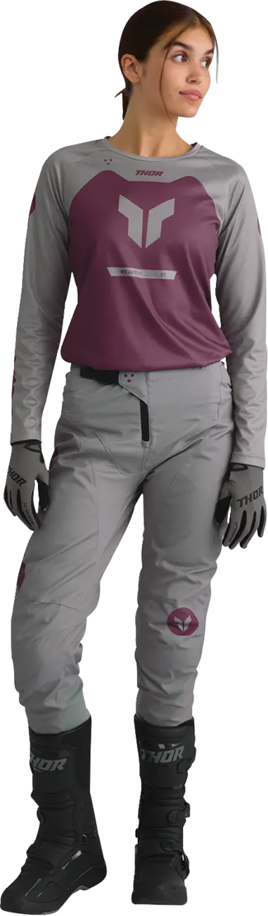 Thor Women's Ridemode Menace Jersey Purple/Gray