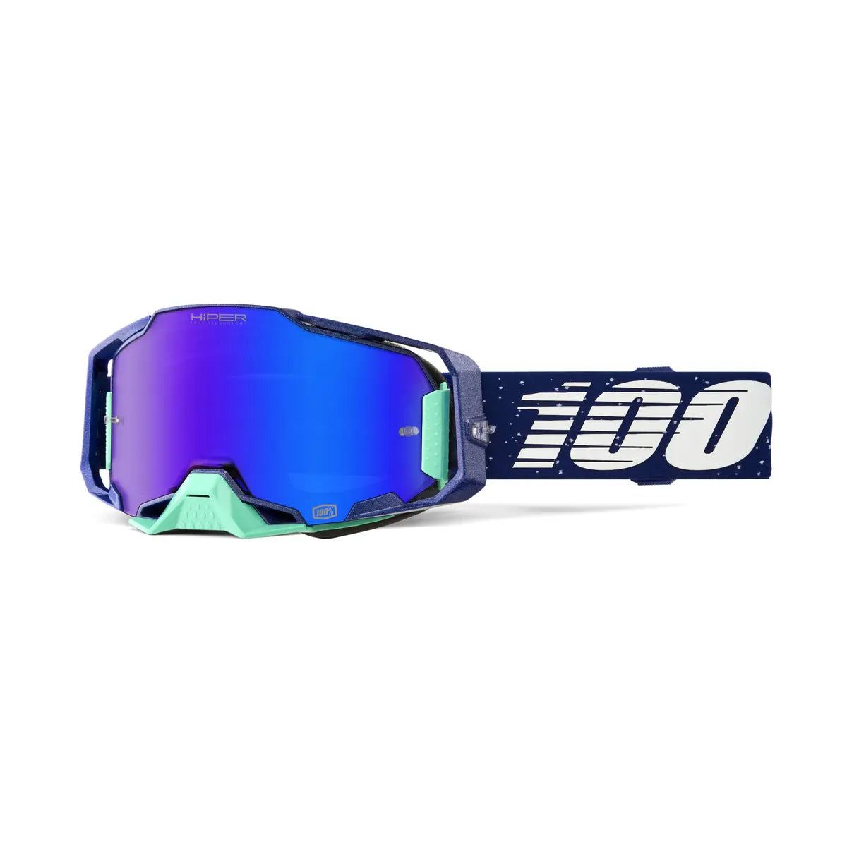 100% Armega Noche Goggle HiPER Blue Mirror Lens