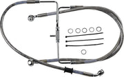 Drag Specialties Verlängerte Bremsleitung 33" Edelstahl Vorne