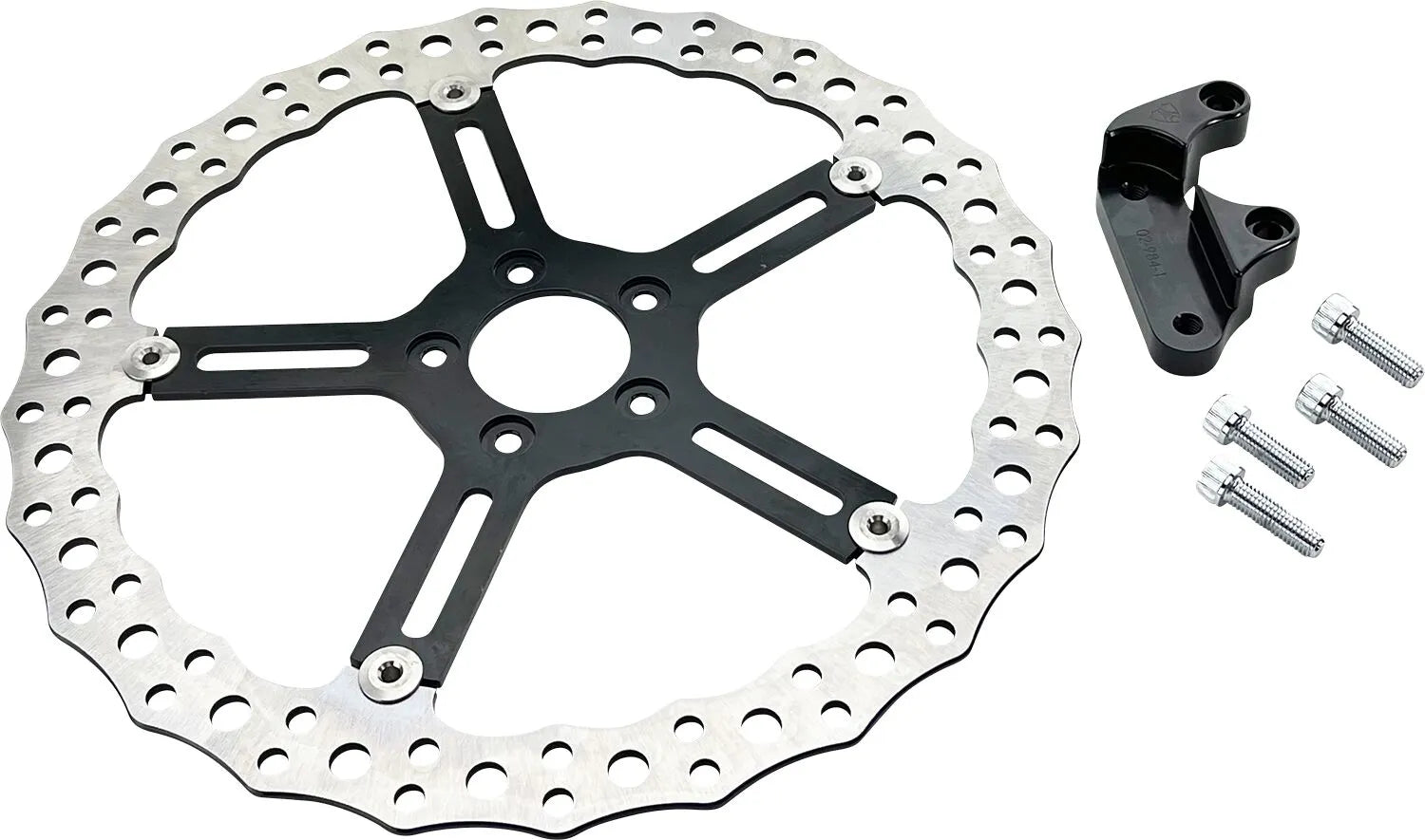Arlen Ness 15" Big Brake Jagged Floating Rotor Kit - Vorne