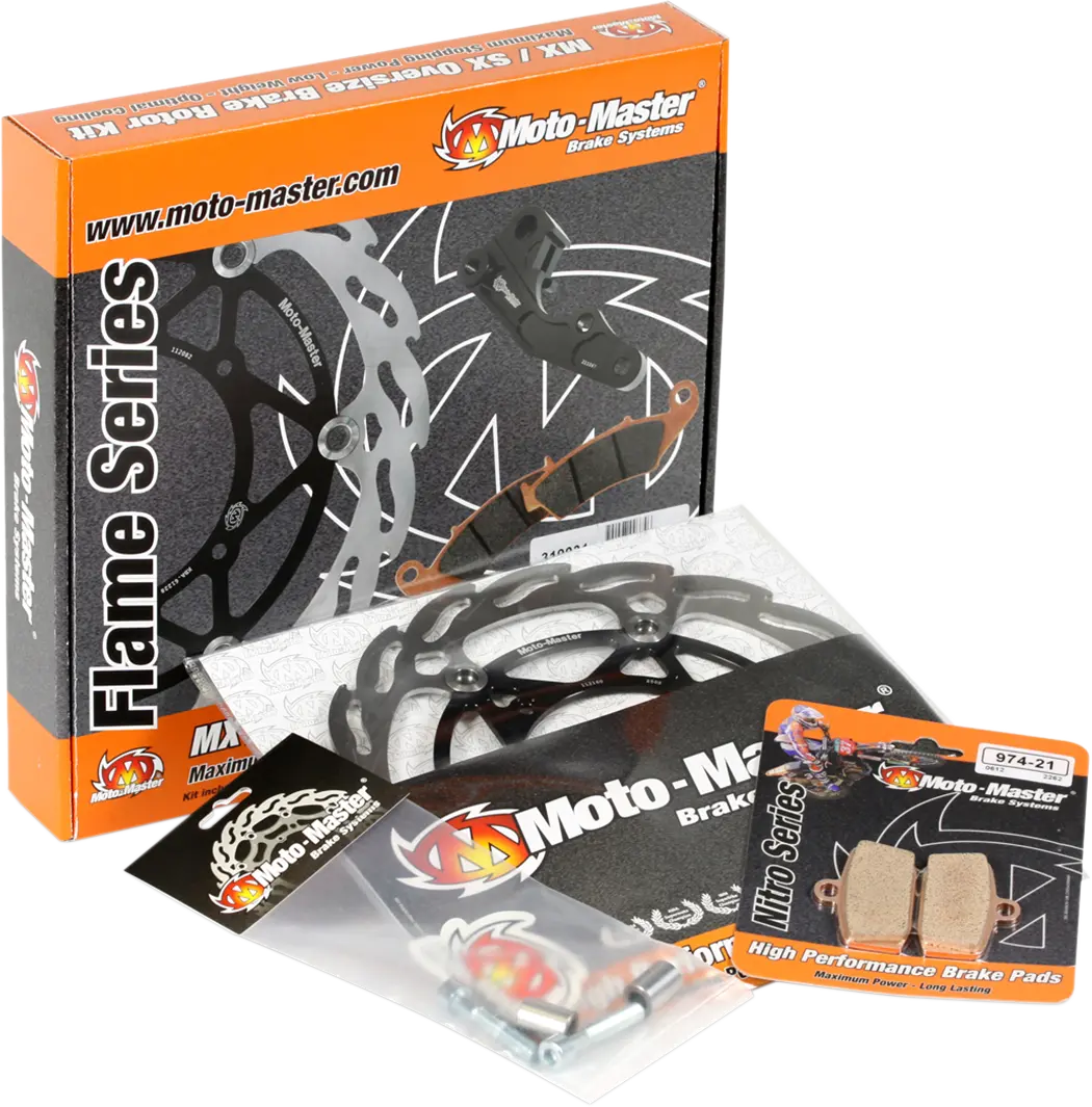 Moto-Master Oversize Hintere Flame Disc Kit 220mm - Hinten