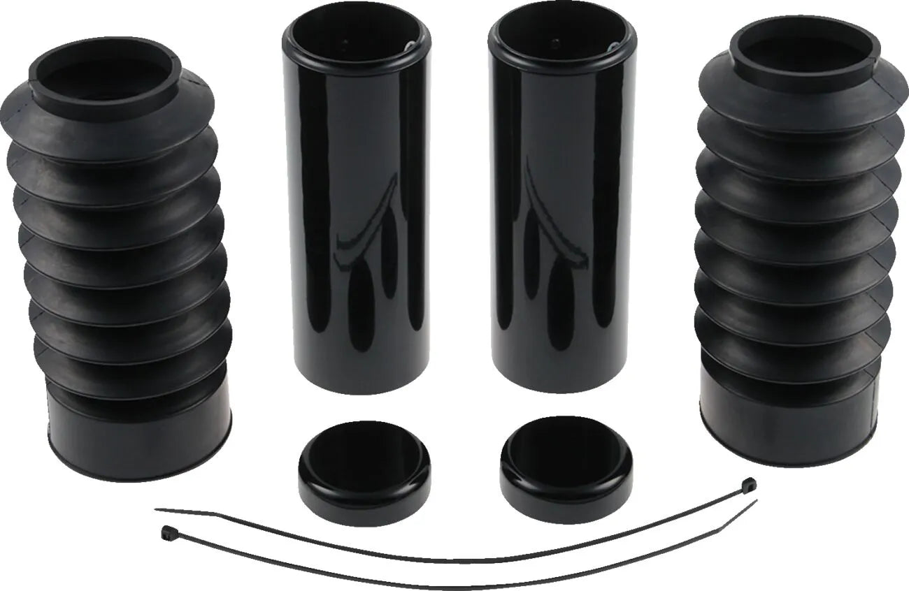 Cult Werk Fork Covers For Motorcycle Forks - Gloss Black