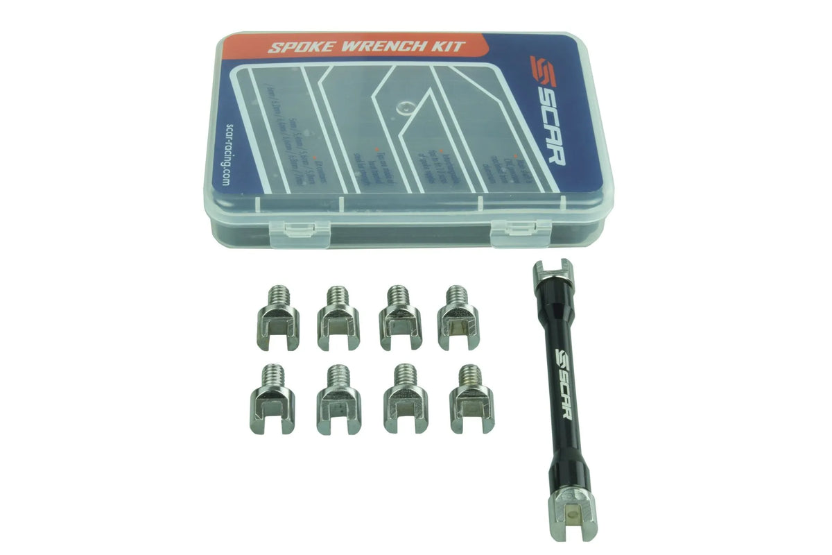 Scar Racing Spoke Wrench Kit 5mm-7mm Black