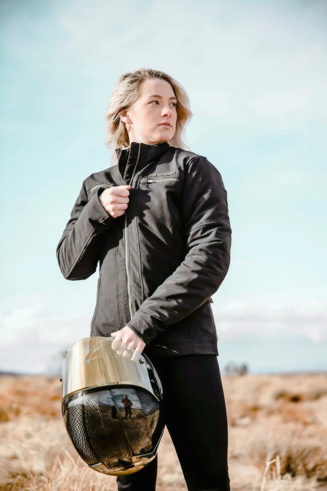 Icon Women's Hella2™ Motorcycle Jacket - Black