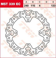 Trw Ec Cross Design Bremsscheibe - Hinten