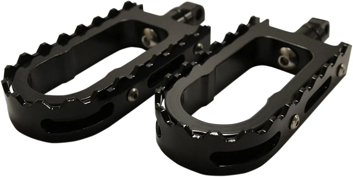 La Choppers Bmx Foot Pegs - Black Powder Coat