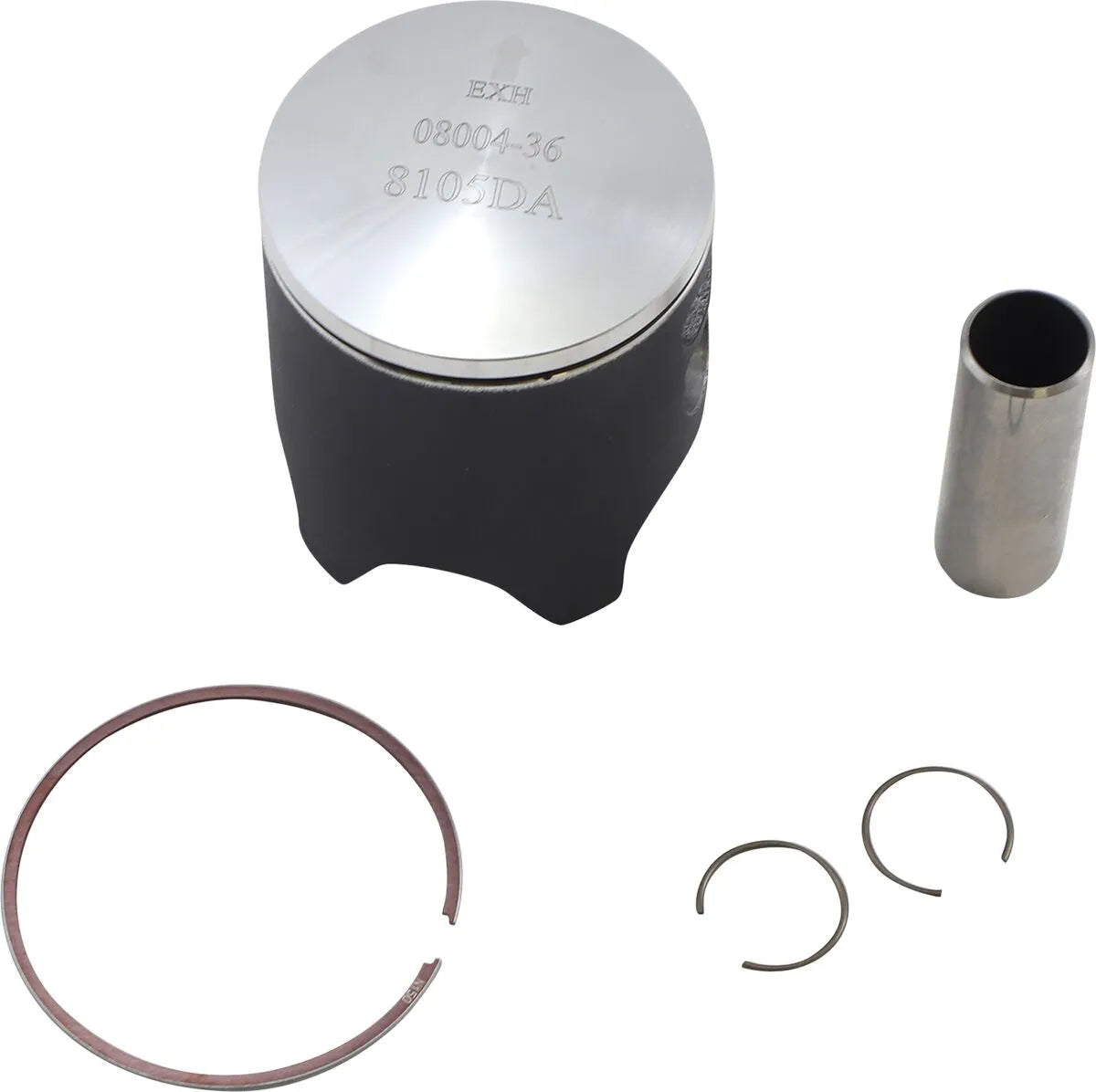 Wossner Piston Kit - 2-stroke, 47.50mm Bore
