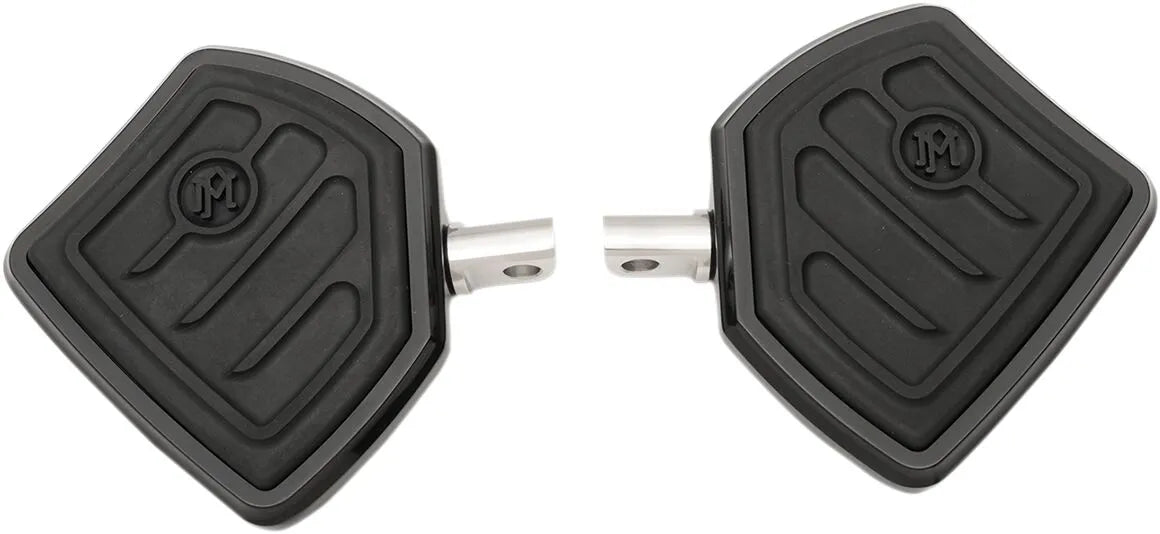 Performance Machine Floorboards - Black Billet Aluminum