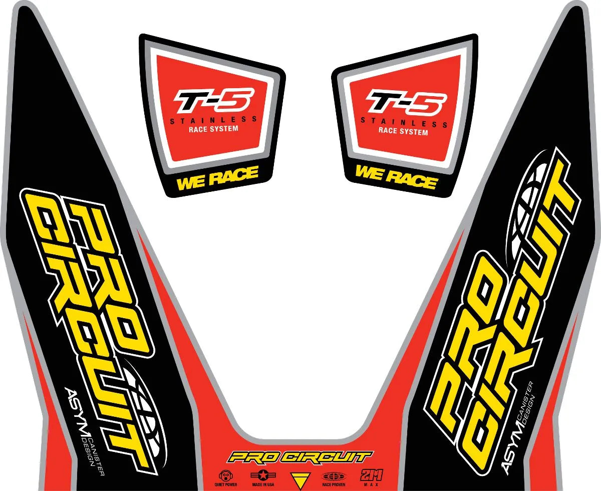 Pro Circuit Auspuff Aufkleber