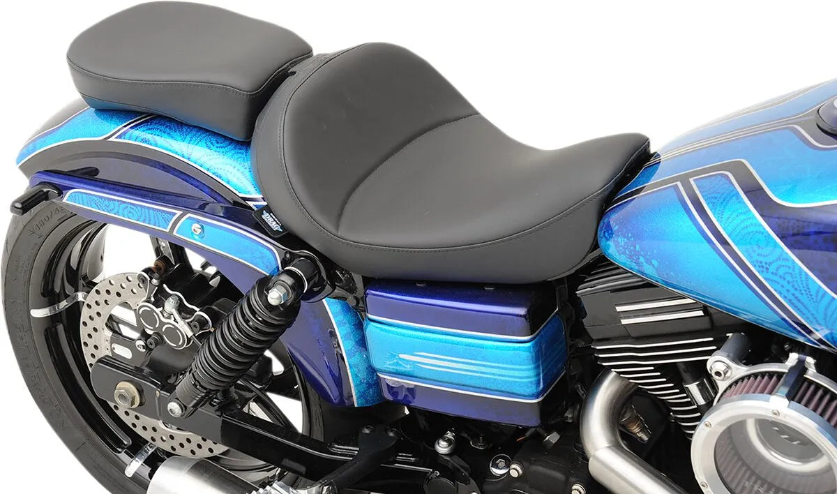 Drag Specialties Solo Seat - Double Diamond - Black - 0803-0555