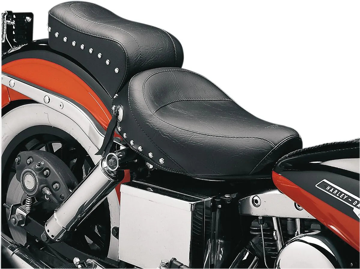 Mustang Studded 2-up Seat - For Harley Davidson