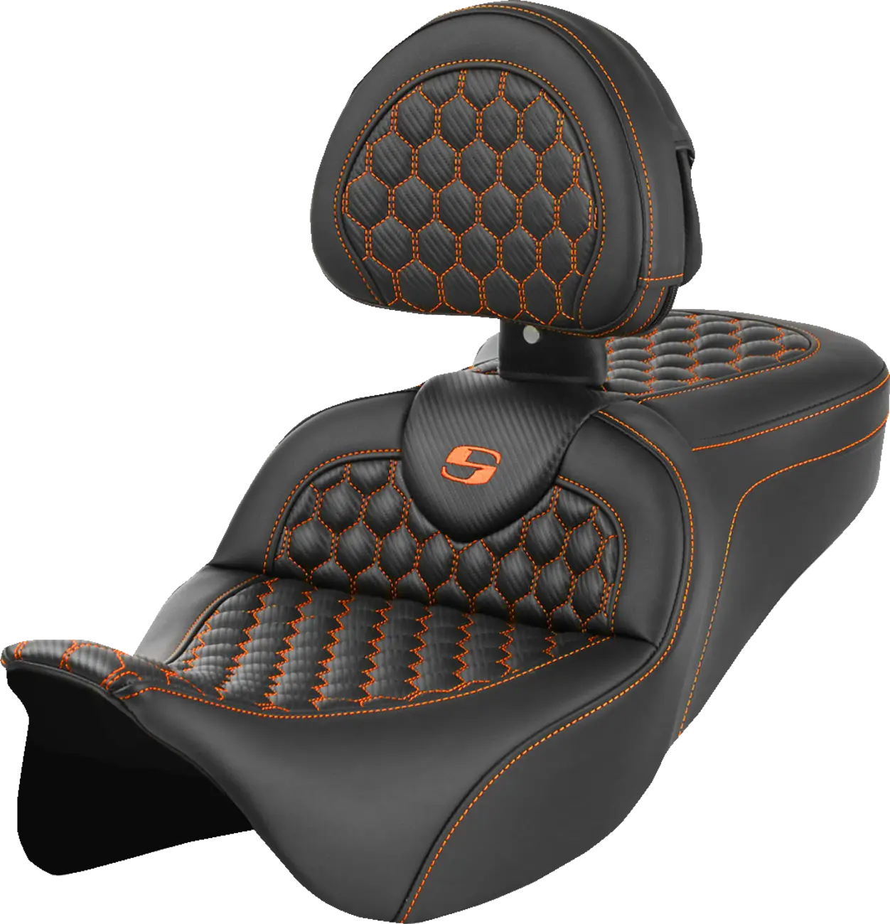 Saddlemen Honeycomb Roadsofa Seat - For Harley Davidson