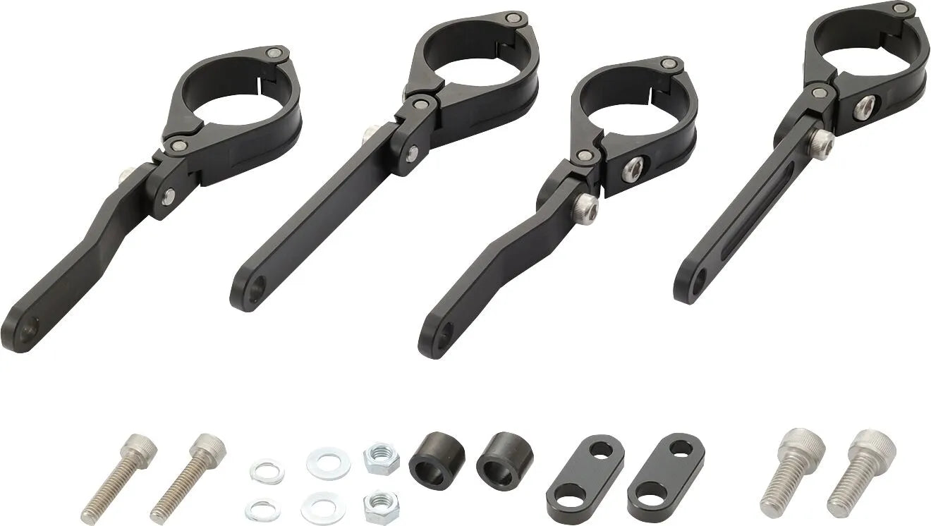Daytona Headlight Bracket Set - Adjustable Aluminum