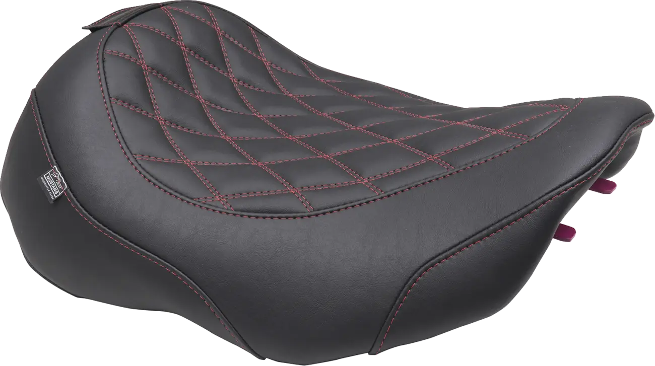 Mustang Wide Tripper Solo Seat - For Harley Davidson