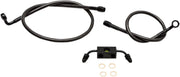 La Choppers Midnight Geflochtener Bremsleitungssatz Mit Abs
