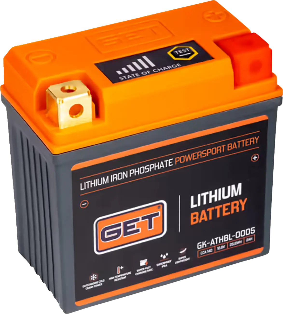 GET Lithium LiFePO4 Motorcycle Battery