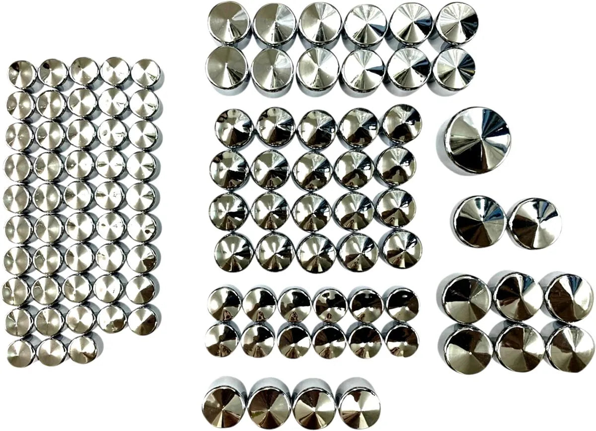 Drag Specialties Deluxe Engine Bolt Cover Kit M8
