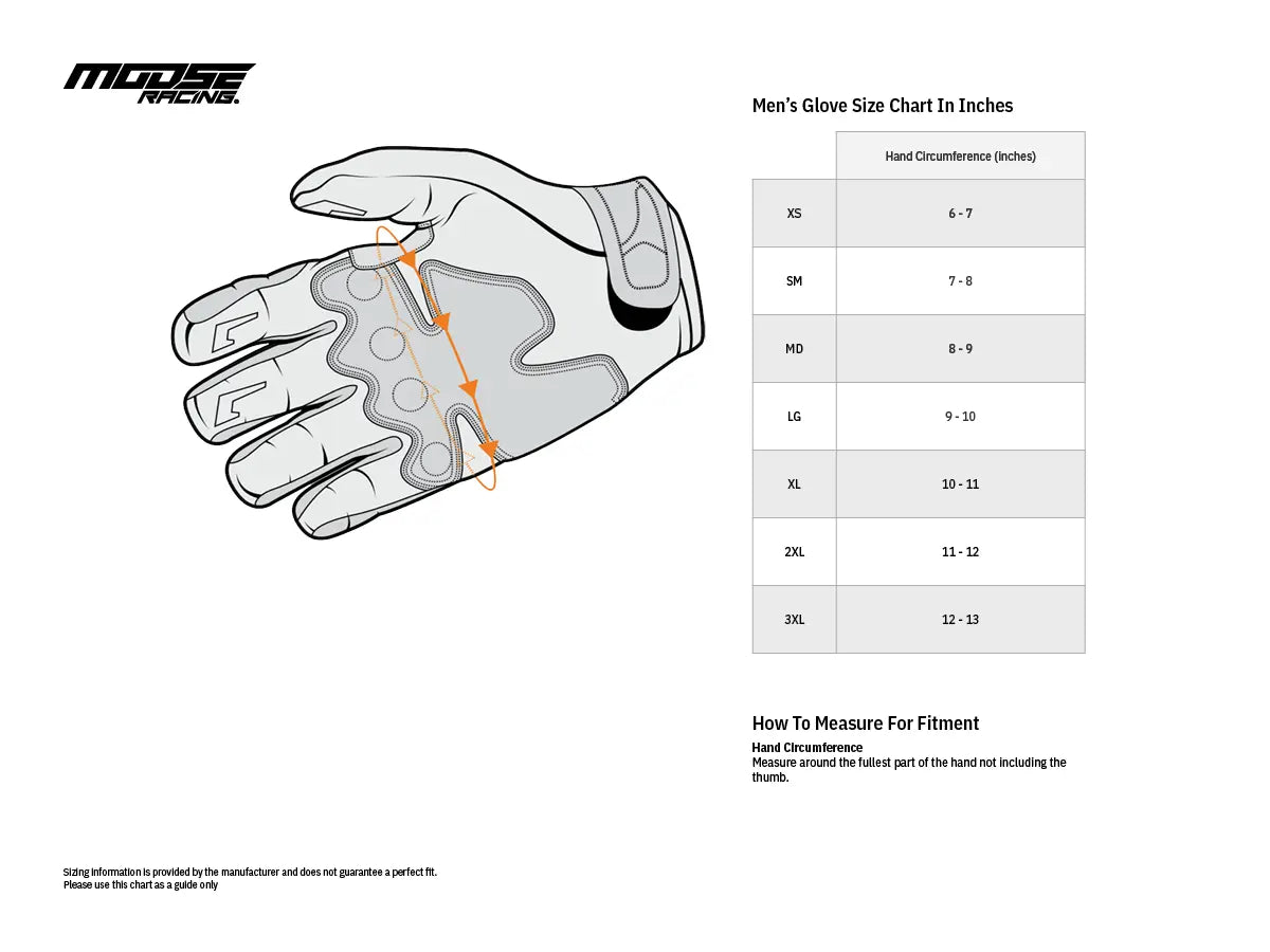 Moose Offroad Soft-Goods Half Finger Glove Liners Gray