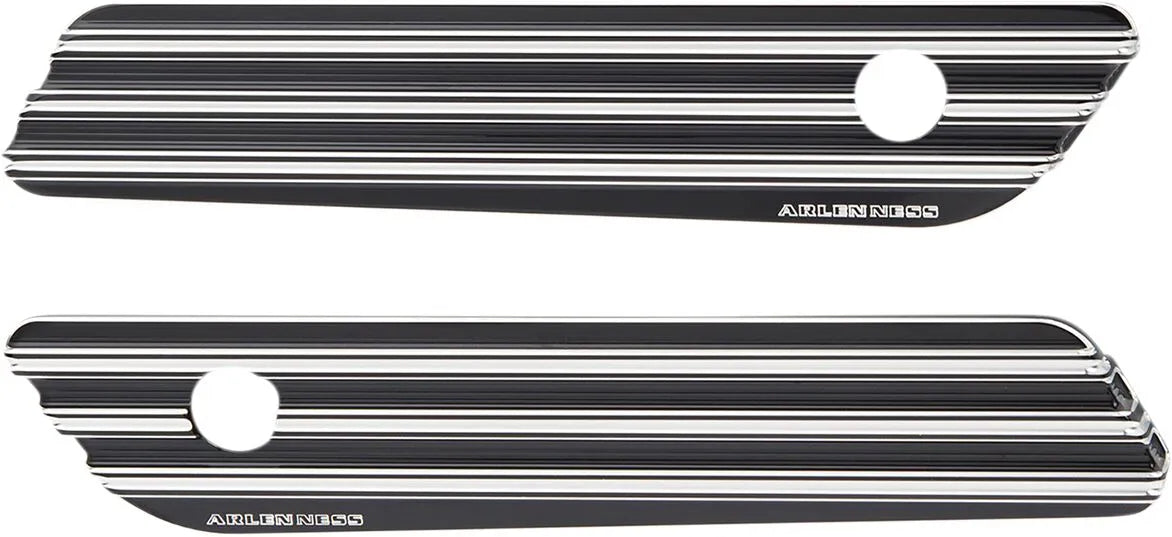 Arlen Ness Ness-tech Saddlebag Hinge Covers - Black