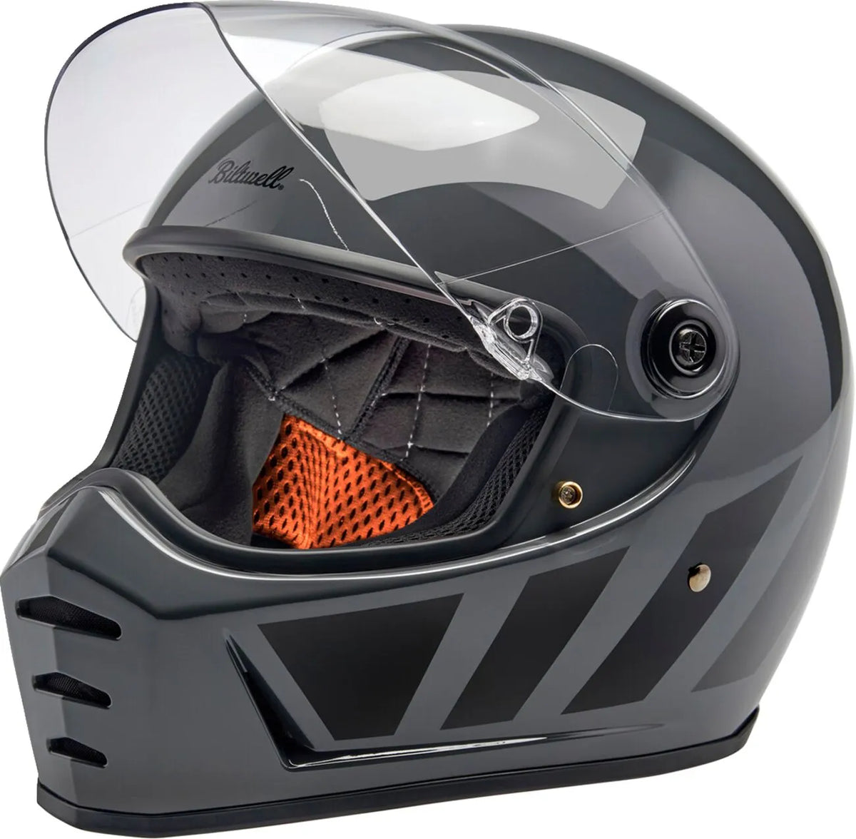 Biltwell Lane Splitter Helmet Gloss Storm Inertia