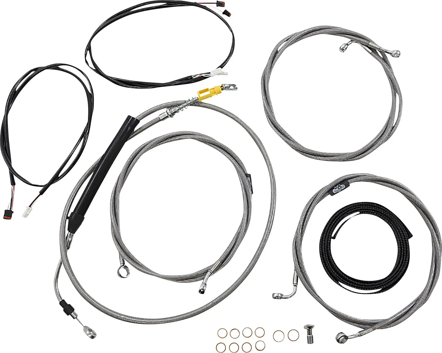 La Choppers Cable Kit for 12"-14" Handlebars