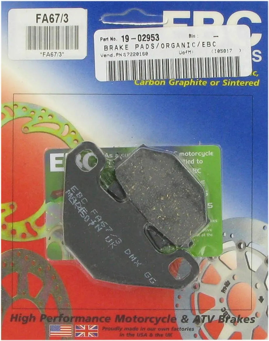 Ebc Organic Base Fa Bremsbeläge - Hinten