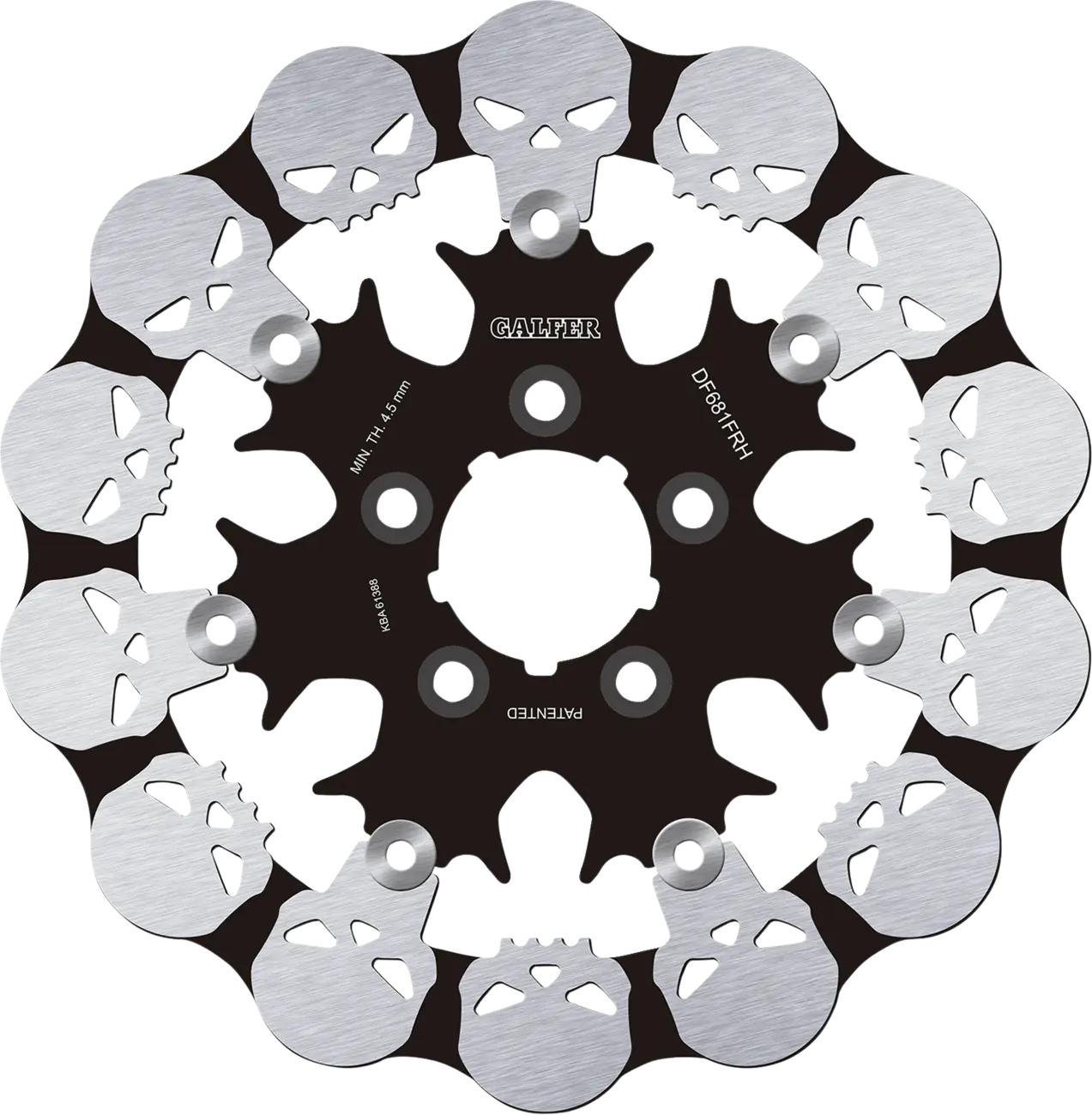 Galfer Skull Bremsscheibe für überlegene Bremsleistung - Hinten