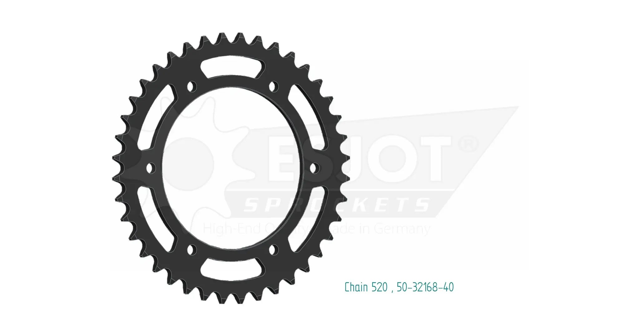 Esjot 520 Rear Sprocket - High-quality Steel