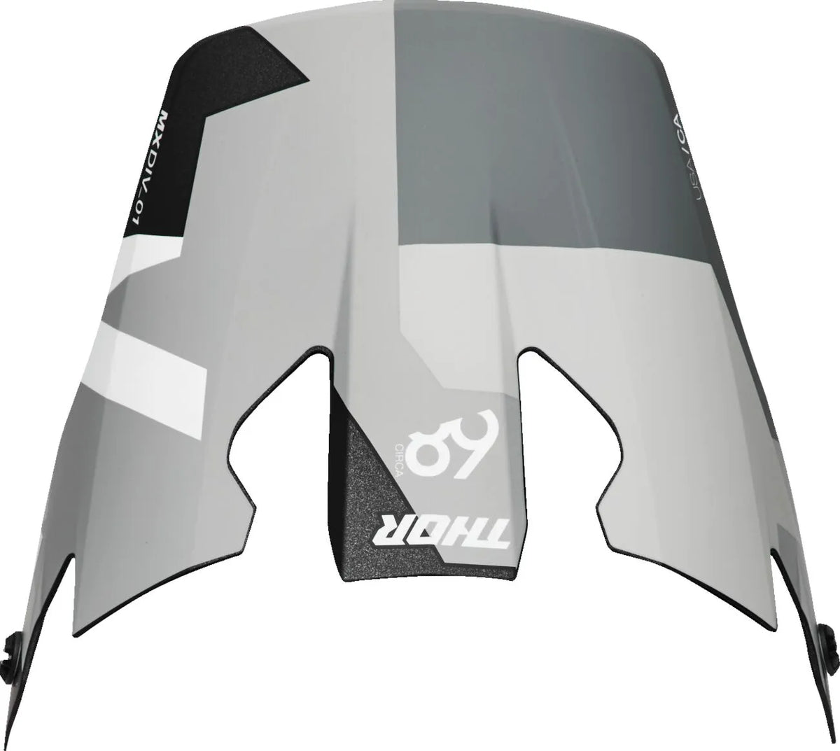 Thor Reflex Sport Carbon Helmet Visor Brave Gray/White
