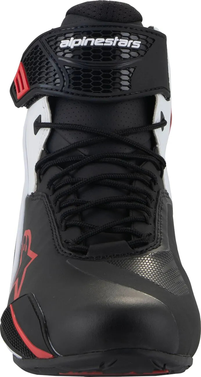 Alpinestars Faster-4 Shoes Black White Dark Red