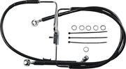Drag Specialties Verlängerte Bremsleitung 31" Edelstahl vorne