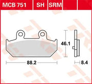 Trw Srm Series Sintered Scooter Brake Pads - Rear