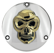 Zodiac Skulled Aluminum Derby Covers – Primary & Clutch