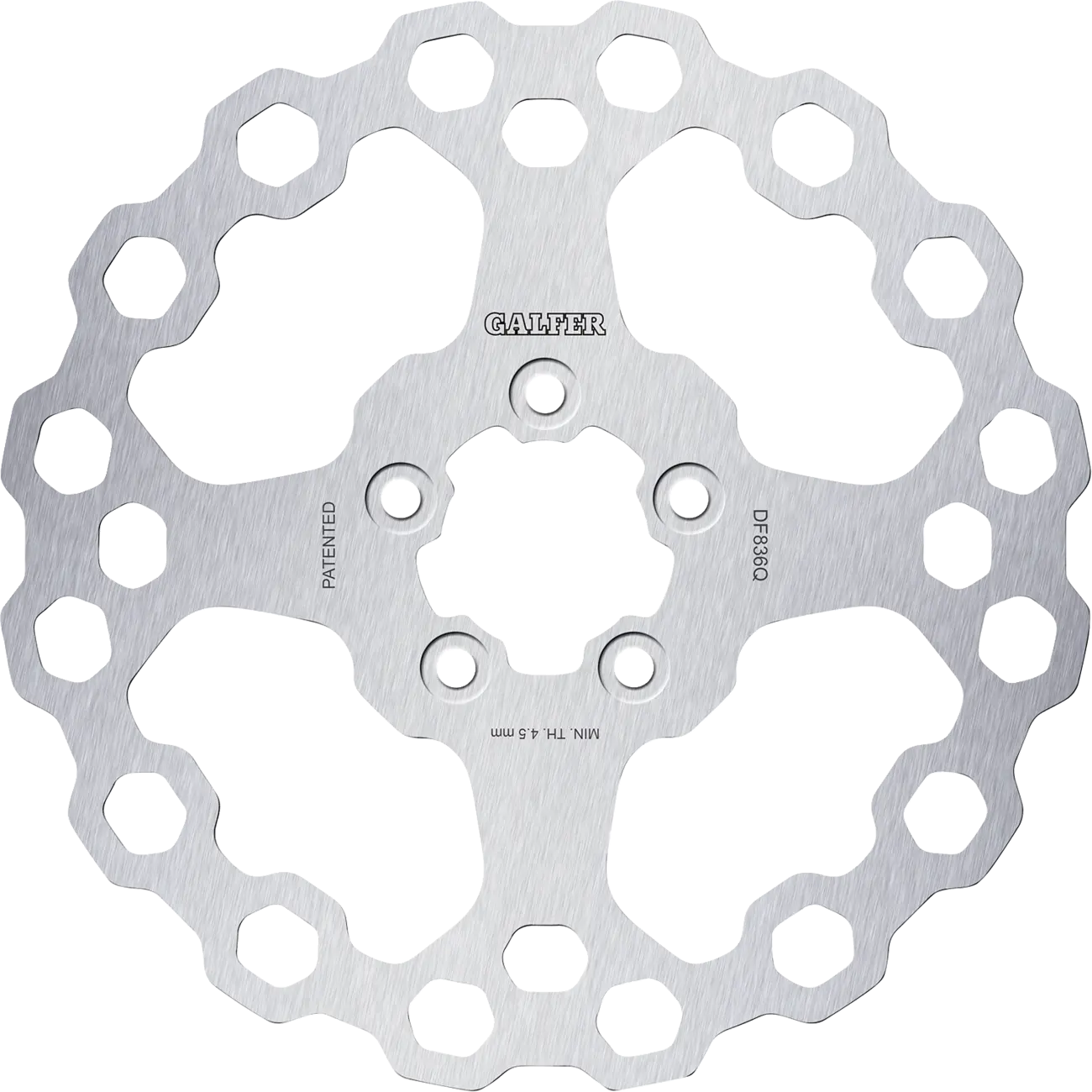 Galfer Cubiq Brake Rotor - High-performance Solid-mount Design - Rear