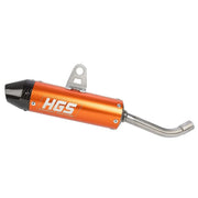 Hgs 2-Takt Schalldämpfer mit Carbonfaser-Endkappe