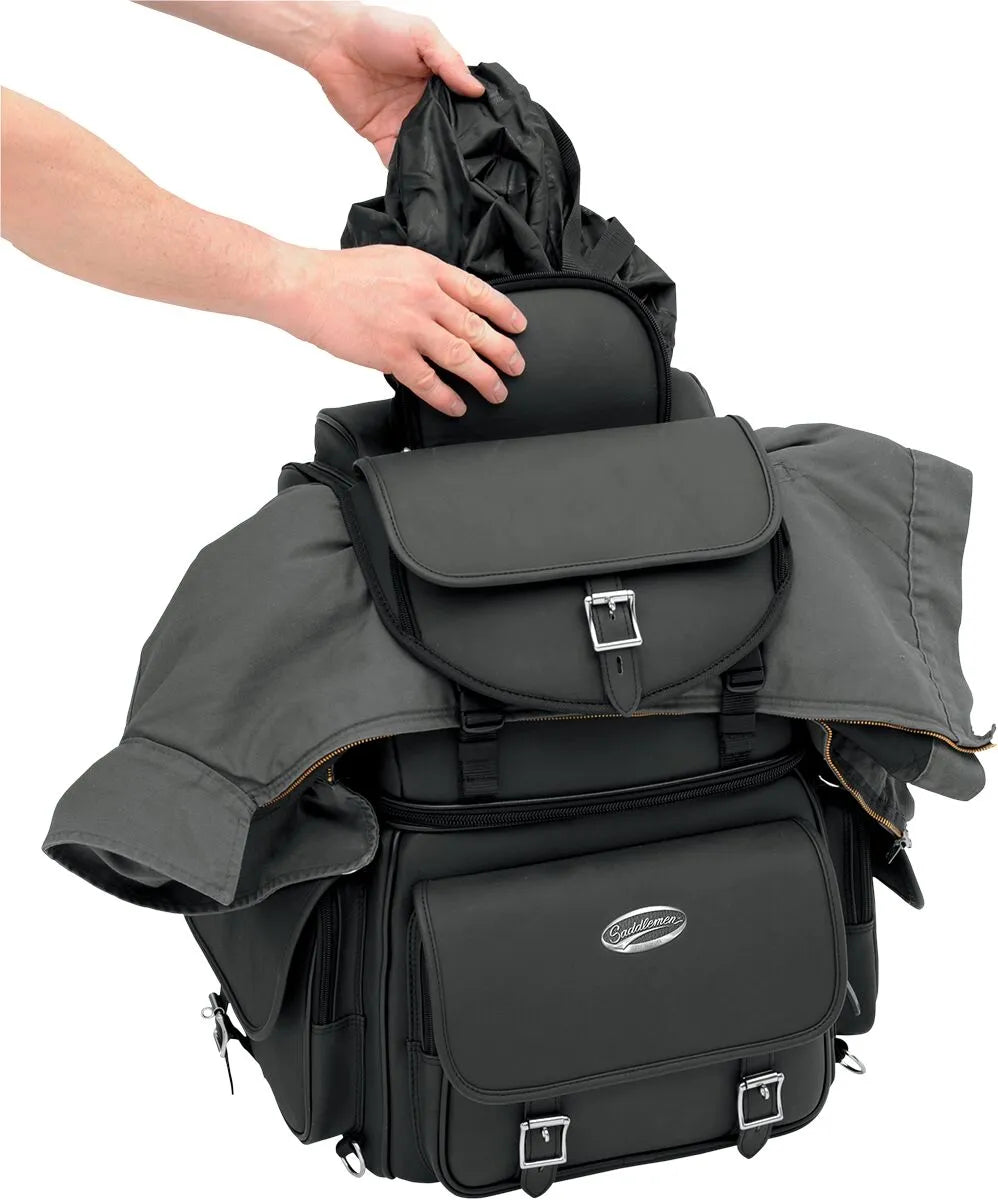 Saddlemen Br3400ex Sissy Bar Bag With Backrest
