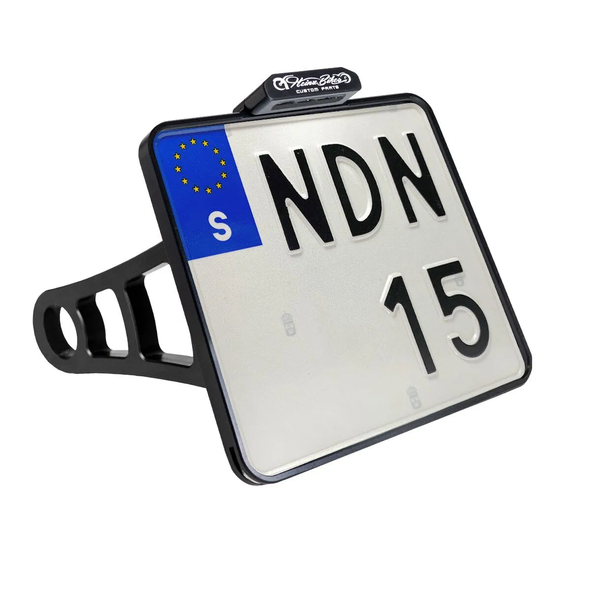 Heinz Bikes Side Mount License Plate Holder For Harley Davidson