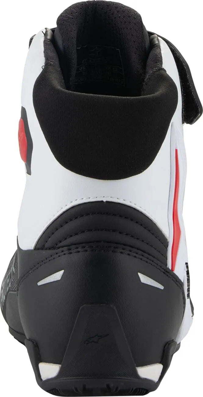 Alpinestars Faster-4 Shoes Black White Dark Red