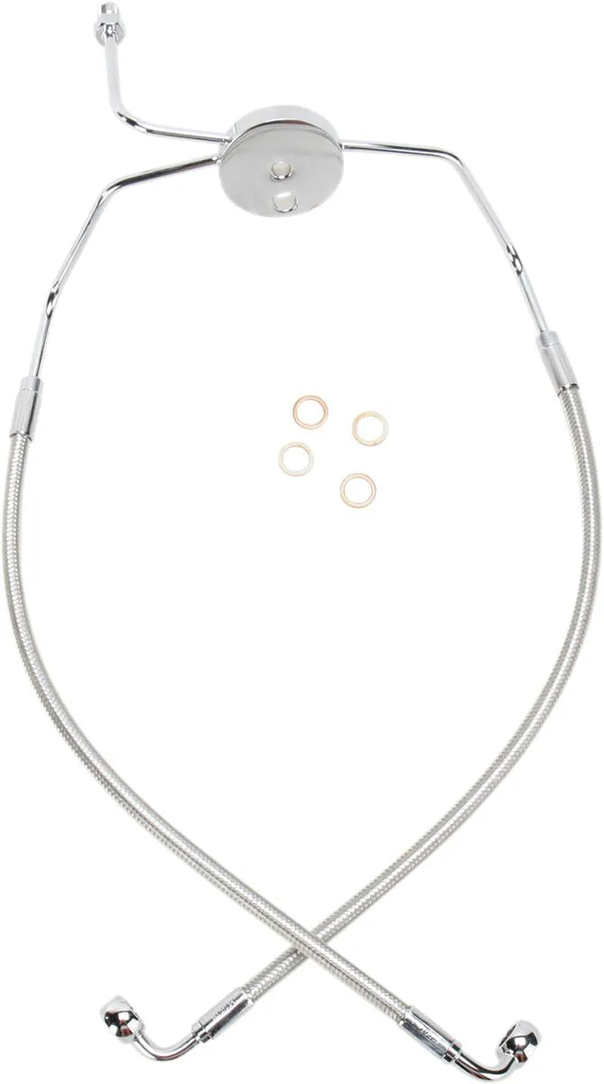 Magnum Shielding Vordere Untere Bremsleitung Kit - Non-abs