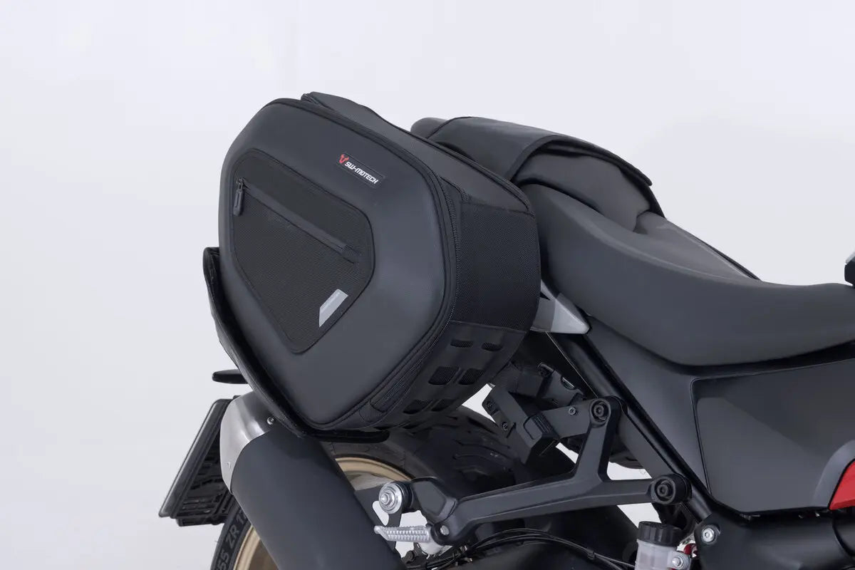 Sw-Motech PRO BLAZE H Saddlebag Set Black with Heat Guard