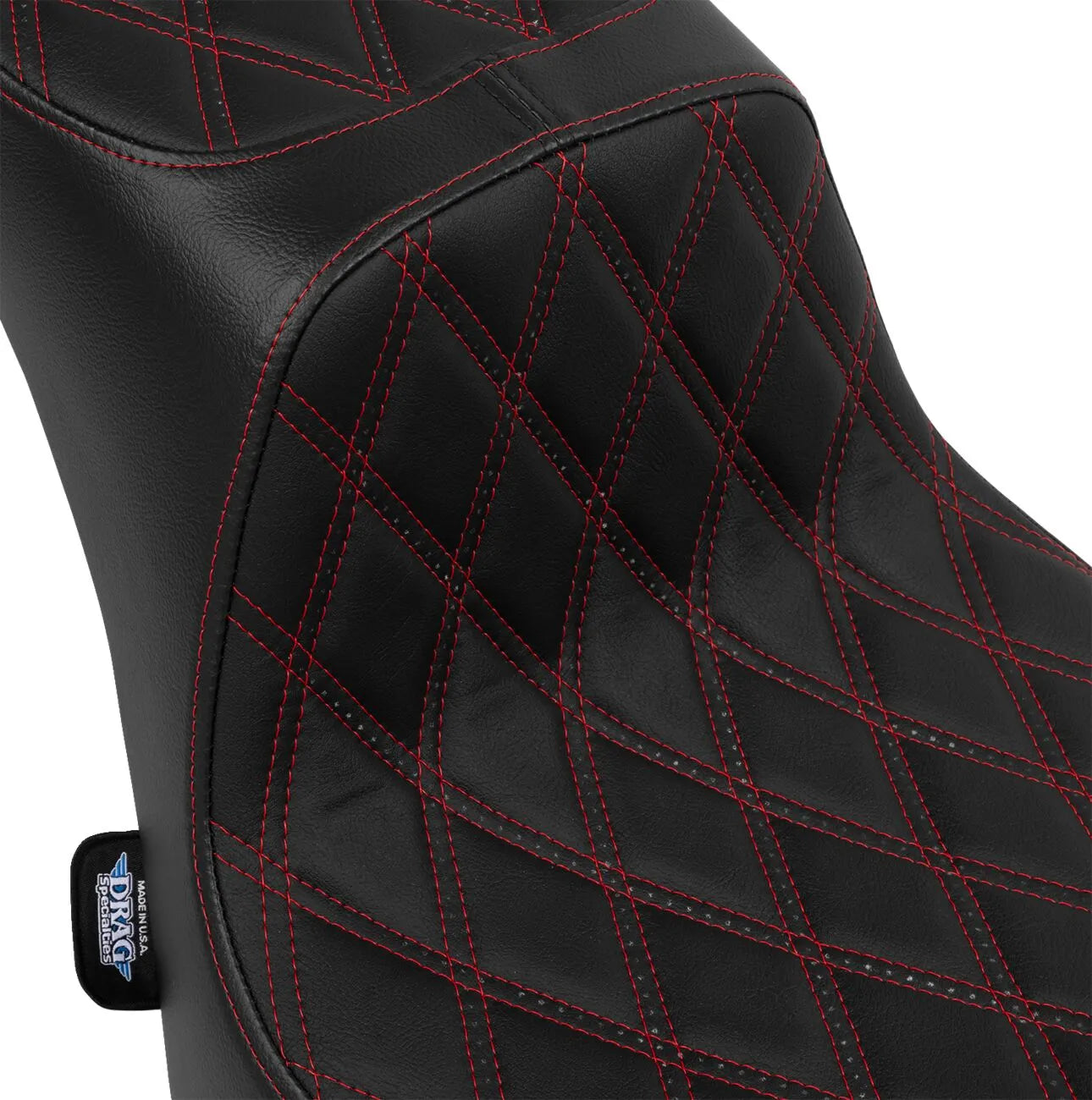 Drag Specialties Predator 2-up Seat - For Harley Davidson